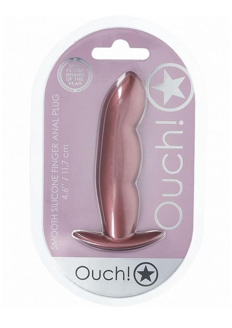 Ouch! Finger Anal Plug Silicone - Rose Gold Ouch! Finger Anal Plug Silicone - Rose Gold
