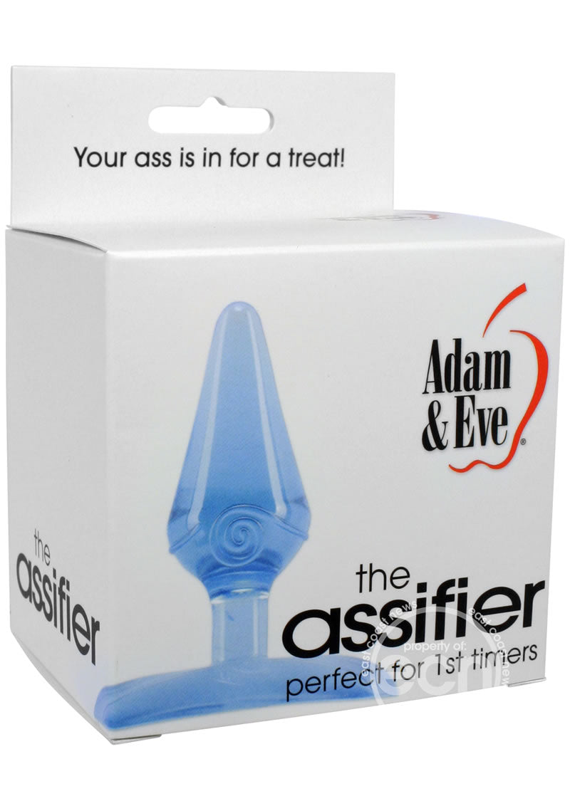 Adam & Eve The Assifier Butt Plug - Blue Adam & Eve The Assifier Butt Plug - Blue